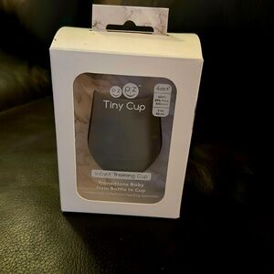 Ezpz Tiny cup infant training cup in gray